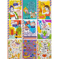 От 2 шт. Блокнот А5 "Мандарин" 80 аркушів, інтегральна обкладинка, пантон купить оптом