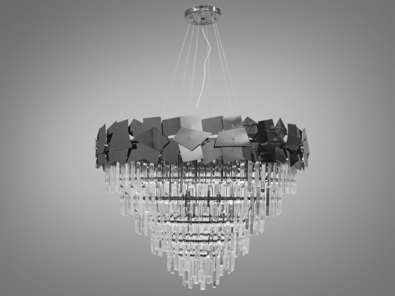 Сучасна кришталева люстра Diasha 82211/800BHR, фото 1