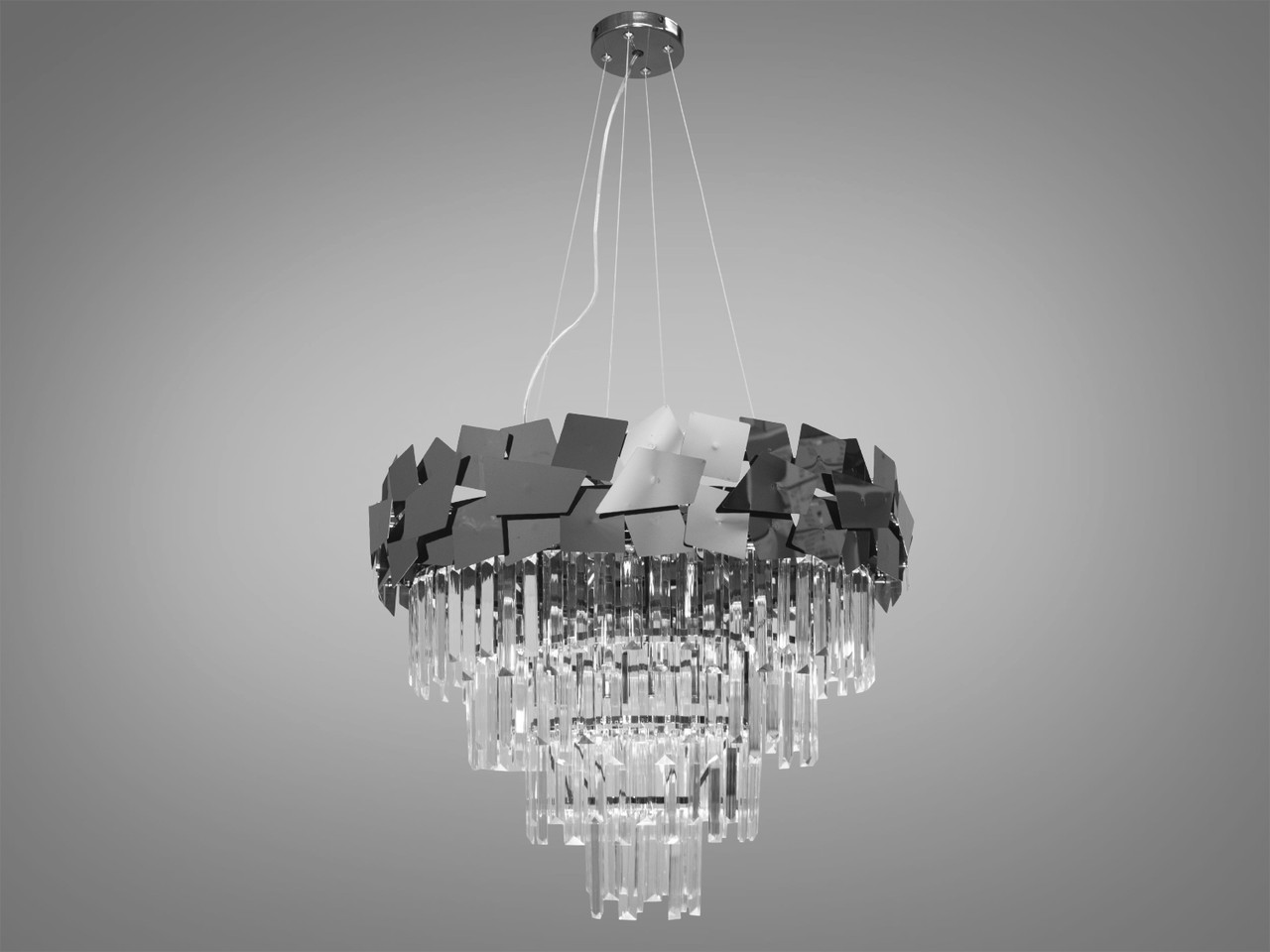 Кришталеві люстри в сучасному стилі Diasha 82211/600BHR, фото 1