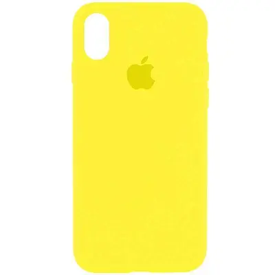 Чохол Silicone Case для iPhone Xs Max Жовтий