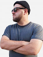 Шапка Лео Біні з відворотом One Size Чорна