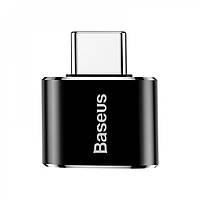 Переходник OTG Baseus USB to Type-C black