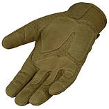 Рукавички тактичні Mil-tec assault темний койот 12519519 L, фото 2