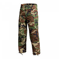 Брюки военные тактические SFU Helikon Pants PolyCotton - US Woodland