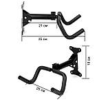 Настінний тримач для велосипеда Сталь. Кріплення для зберігання велосипеда, фото 5