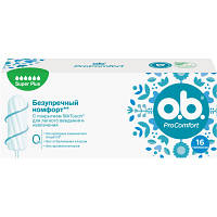 Тампоны o.b. ProComfort Super Plus 16 шт. (3574660607567)