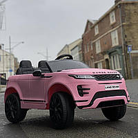 Детский электромобиль джип Range Rover Bambi розовый