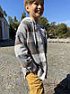 Сорочка Оверсайз тепла для хлопчика 5-9 років арт.1677-1, Бежевий, 110, фото 3