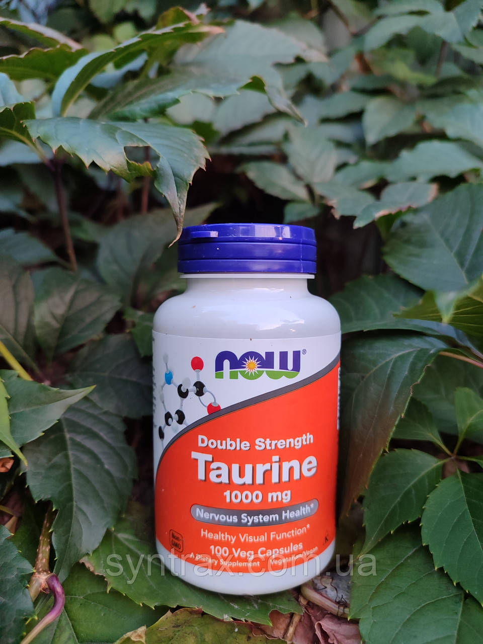 Now Foods Taurine 100 veg caps 1000 mg, амінокислота таурин Нау фудс