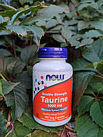 Now Foods Taurine 100 veg caps 1000 mg, амінокислота таурин Нау фудс