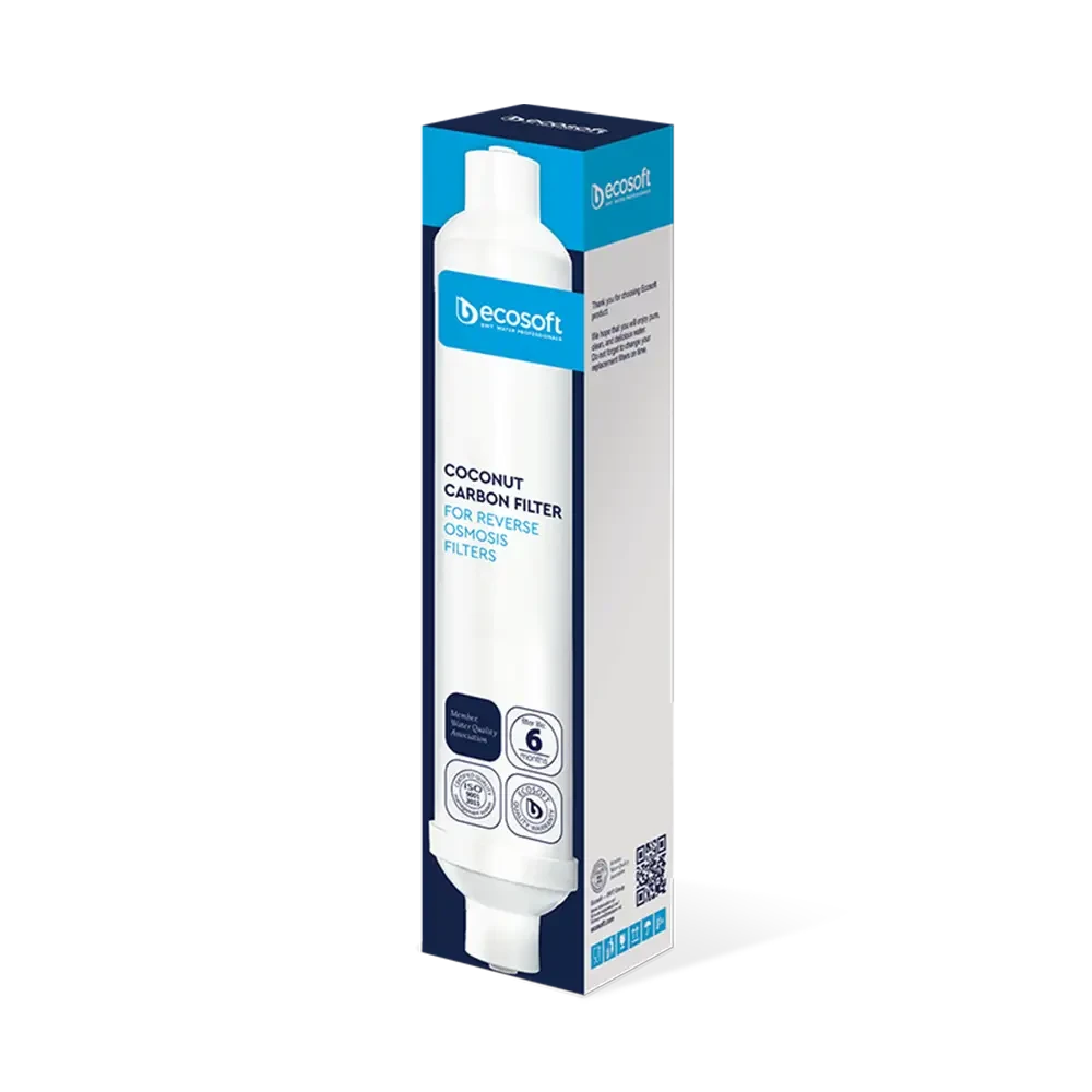 Вугільний постфільтр Ecosoft для фільтрів зворотного осмосу