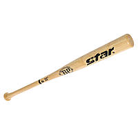 Бита бейсбольная деревянная профессиональная STAR WR250 81 см