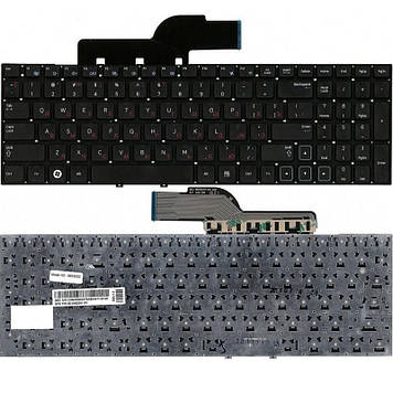 Клавіатура Cameron Sino для ноутбука SAMSUNG NP300E5/NP300V5/NP305E5/NP305V5 series Black RU (A52061)