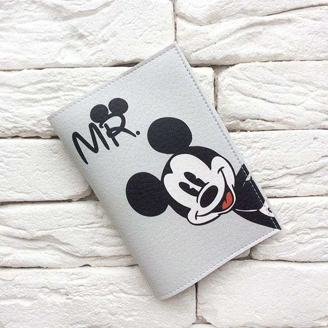 Обкладинка на паспорт Mikki Mouse (сірий), фото 1
