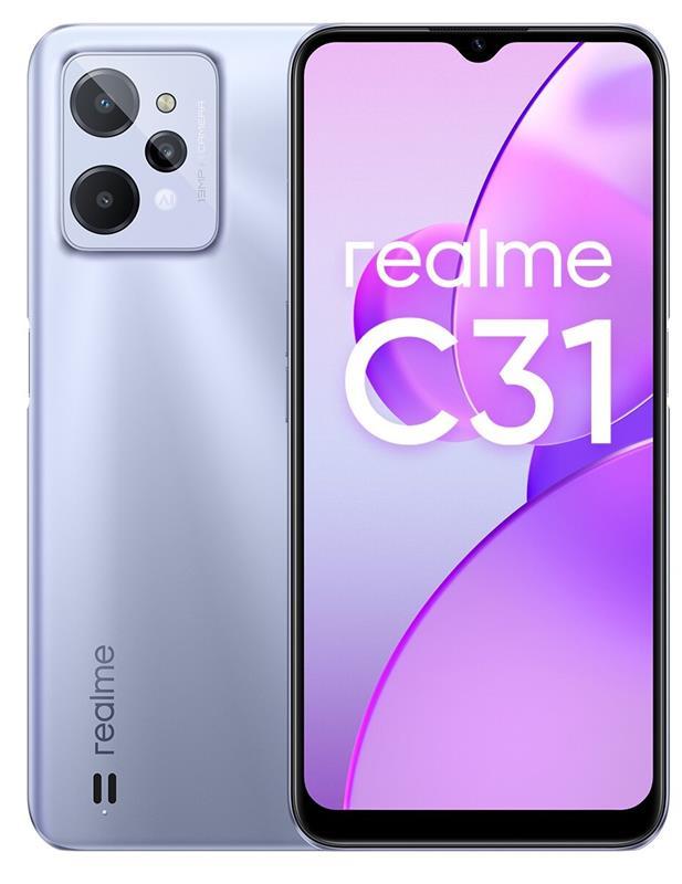 Смартфон Realme C31 4/64GB Dual Sim Light Silver EU