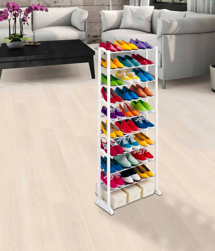 Органайзер полка для обуви Amazing shoe rack на 30 пар 10 полок - фото 2 - id-p1970369765