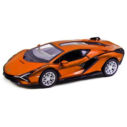 Машинка металева "Lamborghini Sian FKP 37", жовтогарячий