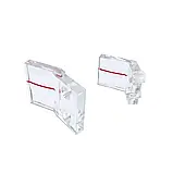 Лінза 45х31х8 мм для перекидного упора форматно-розкрійних верстатів (велика, 2 отвори), фото 5