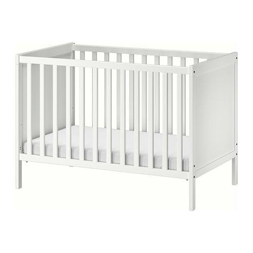Ліжко для немовлят IKEA SUNDVIK біле 002.485.67