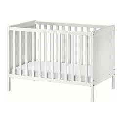 Ліжко для немовлят IKEA SUNDVIK біле 002.485.67