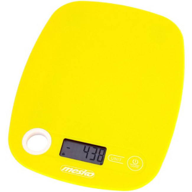 Електронні ваги кухонні Mesko MS 3159 yellow