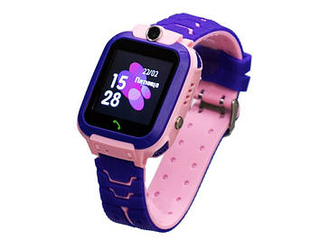 Дитячий смарт-годинник Baby Smart Watch Q12 (S12) Original C Lbs Синьо-рожеві
