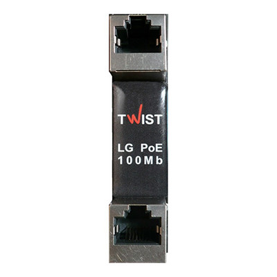 Пристрій для грозозахисту TWIST LG-POE-100Mb-2U