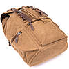 Рюкзак туристичний текстильний унісекс Vintage 20610 32х47х15 см Коричневий, фото 4