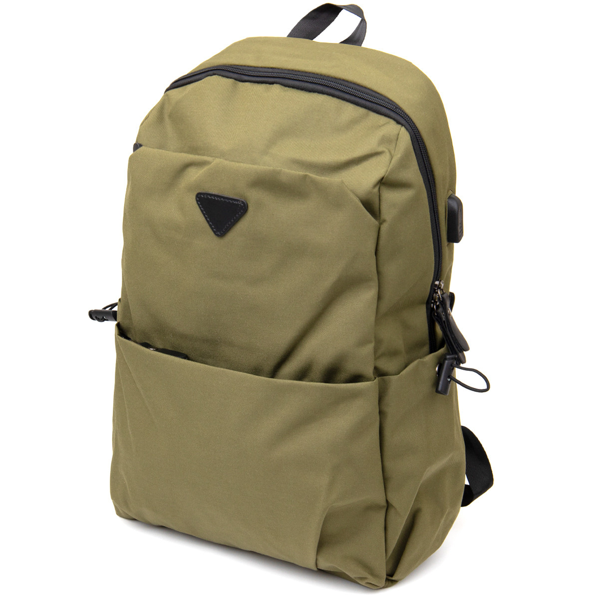 Рюкзак текстильний smart Vintage 20623 Оливковий 30х45х13 см, фото 1