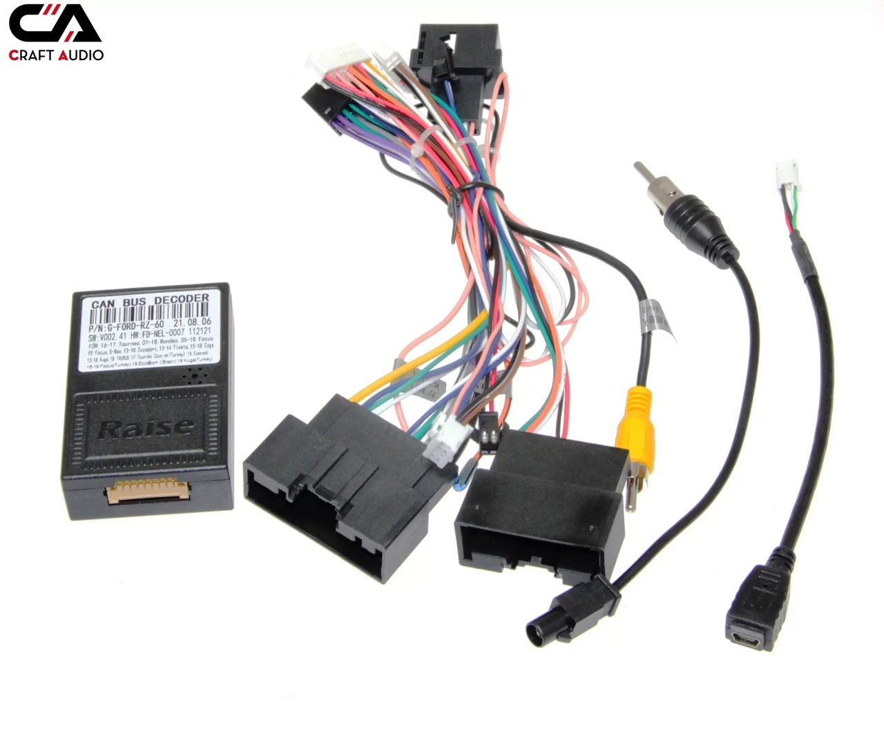 Комплект дротів для магнітол 16PIN CraftAudio Raise G-FORD-RZ-60 Focus /SMax /Fiesta /Edge /Kuga