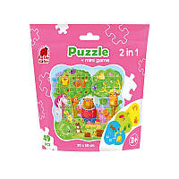 Пазл Puzzle in stand-up pouch "2 in 1. Magic forest" RK1140-01