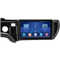 Штатная магнитола Lesko для Toyota Aqua I 2011-2014 экран 9" 4/32Gb 4G Wi-Fi GPS Top