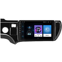 Штатная магнитола Lesko для Toyota Aqua I 2011-2014 экран 9" 1/16Gb Wi-Fi GPS Base Тойота Аква