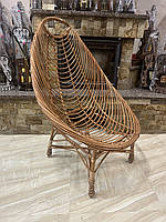 Плетене крісло з лози «Мушля»