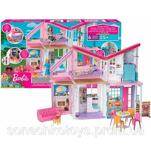 Игровой набор Барби Домик в Малибу Barbie Malibu House Playset FXG57 ...