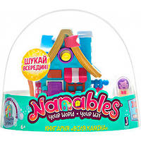 Игровая фигурка Jazwares Nanables Small House Зимний чудосвет Книжный магазин Билл NNB0032