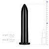 Преміум фалоімітатор 🖤 All Black Deluxe 19 см, силіконовий, класичний дизайн, фото 5