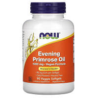 Травы Now Foods Масло Примулы Вечерней 1000 мг, Evening Primrose Oil, 90 вегетариан (NOW-01758)