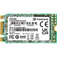 Накопичувач SSD M.2 2242 250 GB Transcend (TS250GMTS425S)