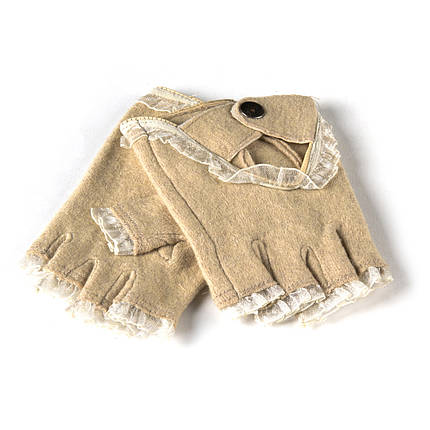 PODIUM Рукавичка Жіноча в'язка FO-2 beige Розпада, фото 1