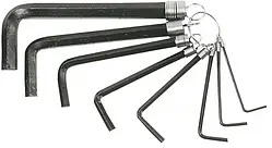 Набір ключів TopTools 35D055 шестигранні 2-10 мм