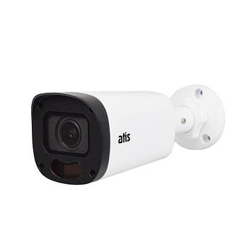 IP-відеокамера 4 МП ATIS ANW-4MAFIRP-50W/2.8-12A Ultra з вбудованим мікрофоном для системи IP-відеоспостереження