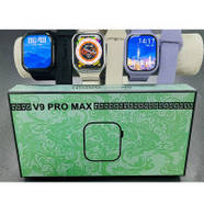 Багатофункціональний наручний годинник для жінок і чоловіків з 2 ремінцями V9 Pro Max, фото 4