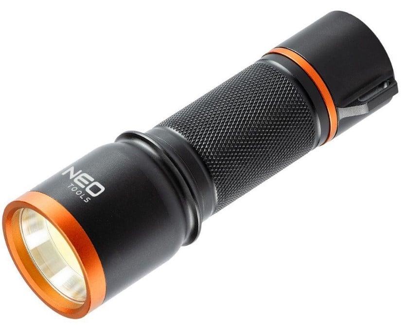 Ліхтар ручний Neo Tools, 200 люменів, 3 Вт, LED COB, алюмінієвий, 3xAAA, IP20, фото 1