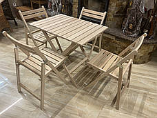 Стіл і стільці для пікніка — набір меблів «Складаний 2», фото 3