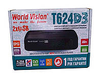 Т2 ресивер T624D3 IPTV ТМ World Vision "Lv"