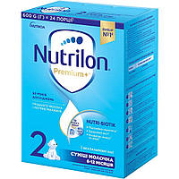 Суміш молочний Nutrilon Premium+ 2, від 6 до 12 місяців, 600 г