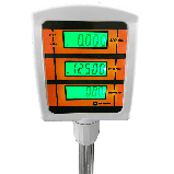 Торгові ваги Grunhelm GSC‑050 до 50 кг платформа 230×330 мм ЖК-дисплей живлення мережа/акумулятор, фото 2