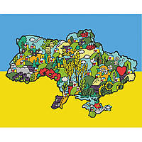Картина по номерам "Цветущая Украина" 10590 40х50 см ka