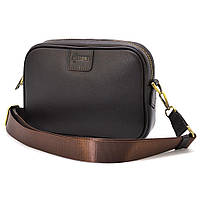 Кожаная сумка барсетка TARWA GC-7310-4lx коричневая высокое качество